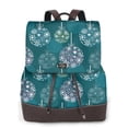 thumbnail image 1 of Easygdp whiter Snowflake balloons Mochila de Cuero para Mujeres, Bolso de Hombro, Bolsos de Mano de Moda para Trabajo y Viajes, 1 of 4