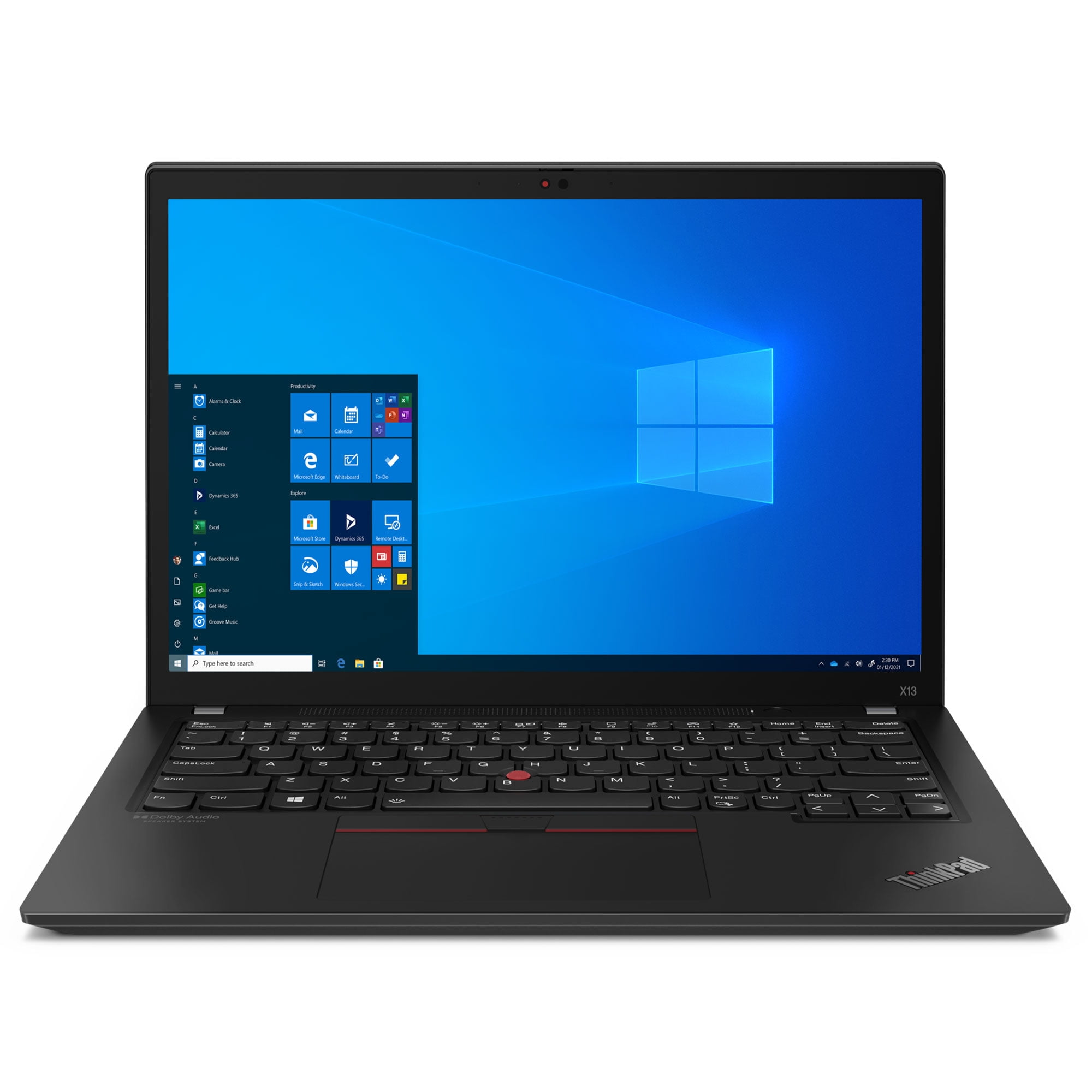 Lenovo ThinkPad X13 Gen 2 Intel Laptop, 13.3" IPS 500 nits, i71185G7