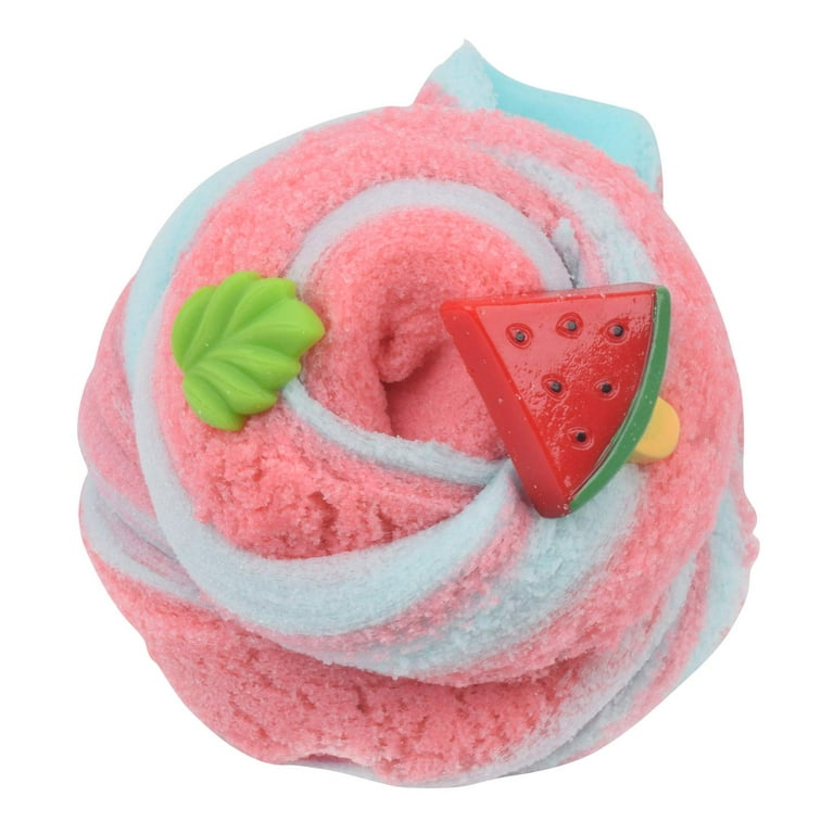 Cloud Slime Kit With Red Watermelon And Mint Charms Scented - Temu