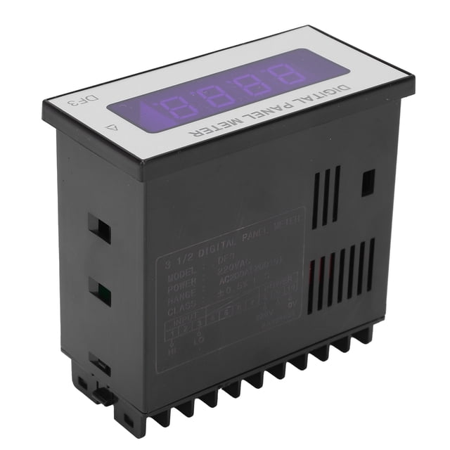 Medidor de panel de visualización ANGGREK Digital Pantalla de Tubo rojo Plástico liviano