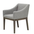 thumbnail image 3 of Home Fare Shelter Style Upholstered Dining Chair in Heathered Grey, 3 of 7
