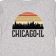 thumbnail image 4 of Inktastic Chicago Illinois Skyline Vintage Boys or Girls Long Sleeve Toddler T-Shirt, 4 of 5