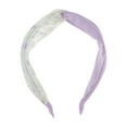 thumbnail image 3 of Unique Bargains 1 Pc Cute Mesh Cross Headband Headbands for Women Purple, 3 of 5
