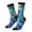 3 Black, variant on Colorful Winged Dolphin Print Adult Socks for Men & Women,Calf Socks, Ankle Socks,Boots Socks,Breathable Casual Sock,Unisex Crew Socks