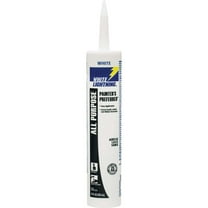White Lightning Painter's Preferred Multi-Purpose Acrylic Latex Caulk, 10 oz, Cartridge, White