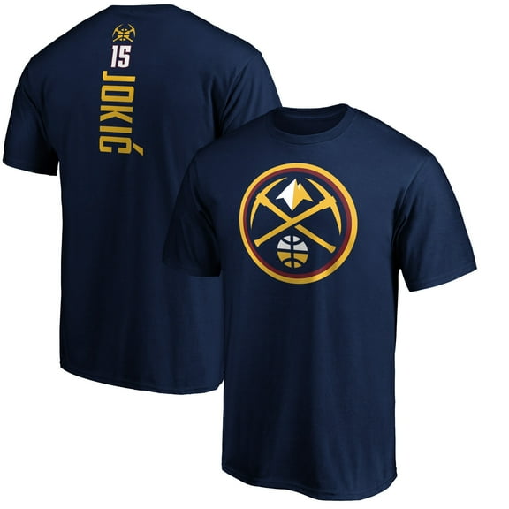 Men's Nikola Jokic Navy Denver Nuggets Playmaker Name & Number T-Shirt