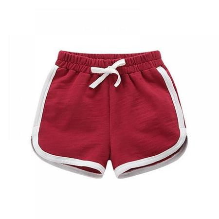 

Kids Baby Girls Running Athletic Cotton Shorts Workout Summer Beach Sports Pant 2-8Y