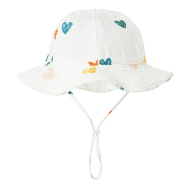 Birdeem Toddler Baby Summer Sun Protection Fashion Print Outdoor Sun-Hat Cute Sunscreen Hat Cap