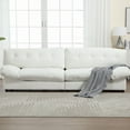thumbnail image 4 of [VIDEO provided][New] Cloud Style Sofa, Teddy Velvet Upholstery, Comfy for Living Room, Apartment, 2-Seater with Solid Wood & Iron Frame, 4 of 21