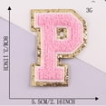 thumbnail image 1 of Nomeni Computer Embroidery Label Towel Embroidery English Letter Patch Sticker Clothing Accessories Badge Embroidery Cloth Label Embroidery Cloth Sticker, 1 of 2