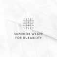 thumbnail image 4 of Noble Linens Light Gray Alps Chevron Pattern 2-Piece Duvet Cover Set, Twin/TwinXL, 4 of 10