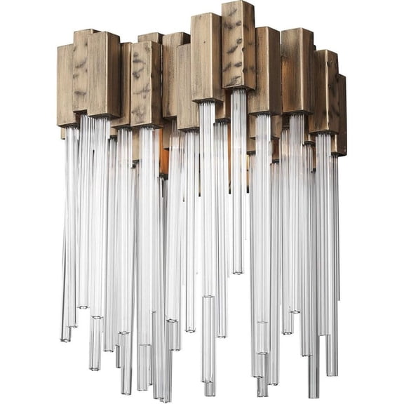 309W01HG Varaluz Lighting Matrix - One Light Wall Sconce-Havana Gold Finish