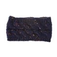 thumbnail image 1 of Diadema de invierno Sonducket para mujer orejeras Hilo azul marino, 1 of 6