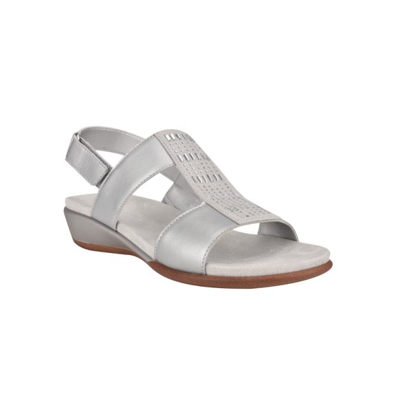 Easy Spirit Women's Hazel Wedge Sandal, Wide Width Available