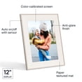 thumbnail image 4 of Marco Digital de Fotos AURA Aspen 12" HD Antirreflejo Color Arcilla, 4 of 8
