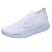 Women's Sports Sneakers Mesh Breathable Running Shoes Outdoor Solid Lightweight Athletic Footwear for Women
