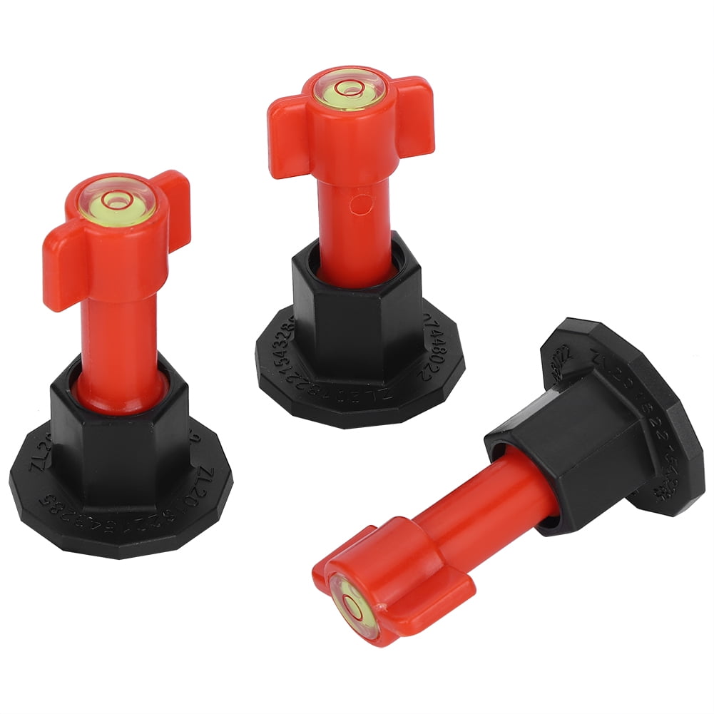NFTIGB Ceramic Tile Leveling System Kit Floor Wall Tile Leveler Positioning Tools Building Supplies Professional Reusable Set 98 Pieces 10.24 inches / 26 cm High Precision For Tiling
