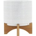 thumbnail image 7 of Sagebrook Home Ceramic 8" Planter On Stand, Speckled White, 7 of 7