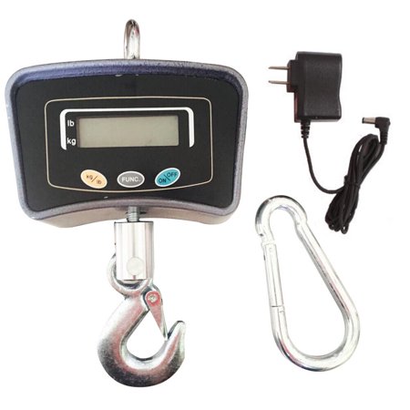 

SHZICMY 500KG Digital Crane Scale Heavy Duty Industrial Hanging Weight Measure Black