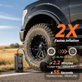thumbnail image 5 of Dual Power Air Compressor - Fast Tire Inflation up to 160 PSI for All Vehicles, 5 of 5