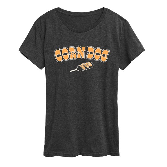 Instant Message - Corn Dog Short Sleeve Graphic T-Shirt