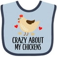 thumbnail image 3 of Inktastic Cute Chicken Farming Boys or Girls Baby Bib, 3 of 4