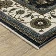 thumbnail image 4 of Oriental Weavers Vivian Area Rug - VI03A - 6'7" x 9'6" - in Blue/ Ivory - Vintage Inspired, Stain Resistant, Family and Pet Friendly , Dining, Living Room Rug, 4 of 5