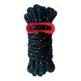 thumbnail image 1 of Nvzi 2 cordones de nailon trenzado de 5 mm para acampar, hamacas, tendederos, senderismo y pesca, 4 yardas, color negro, 1 of 4