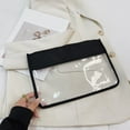 thumbnail image 2 of Sac à Main de Mode Transparent Sac Cosmétique PVC Fermeture Éclair Étui de Beauté Transparent, 2 of 6