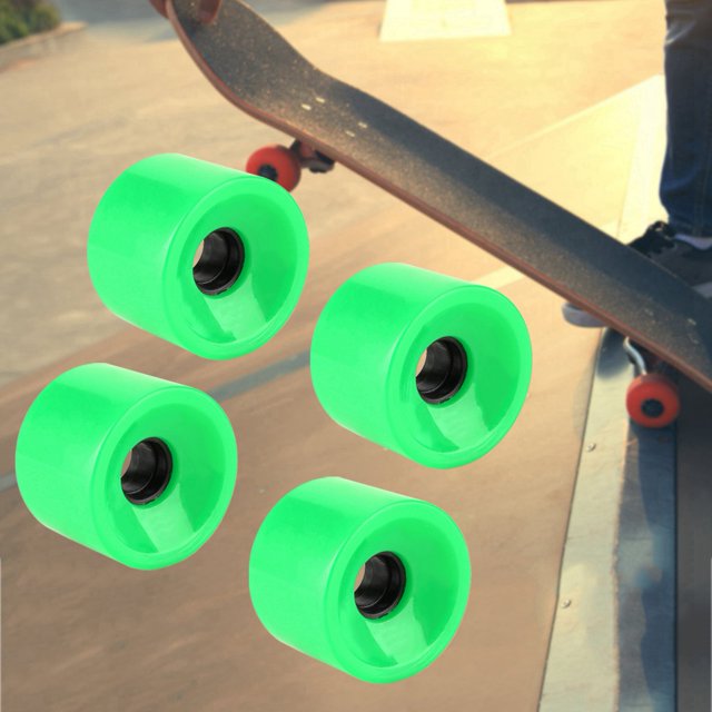 Roues de Planche à Roulettes Roue de Planche à Roulettes, Roue de Planche à Roulettes en PU 70x51mm, Accessoires de Planche à Roulettes en PU pour Longue Roue de Planche Enfants Extérieur