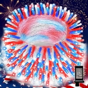 99FT 300 LED String Lights, White/Red/Blue Fairy Lights Plug in, 16 Modes Transparent Wire, 29V Low Voltage for Indoor Outdoor Christmas Wedding Party Decoration