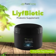 PuraDyme LiyfBiotic Probiotic Powder, Digestive Supplement for Adults (2oz)