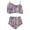 Multicolor#20, variant on Qingpeng Women's Ruffled High Waisted Bikini Set Two Piece Swimsuit for Independence Day Patriotic Star Print Bathing Suit Beach Swimwear