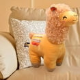 thumbnail image 4 of Almohada de peluche de alpaca perfke 35cm Relleno para Sofá Marrón, 4 of 9