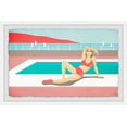 thumbnail image 2 of By the Pool II Framed Painting Print, 2 of 6