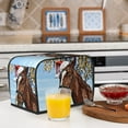 thumbnail image 6 of Sikiie Christmas Horse Toaster Covers 2 Slice Dustproof Toaster Cover Bread Machine Cover, Dustproof Cover - 11.4" x 7.5" x 7.9", 6 of 7