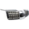thumbnail image 3 of Grille Assembly Compatible With 2004-2006 Nissan Maxima Chrome Shell and Insert, 3 of 3