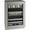Stainless Steel Glass, variant on U-Line Uhbv524-01A 24" Wide 14 Wine Bottle And 111 Can Capacity Built-In Or Free Standing