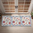 thumbnail image 2 of Pioneer Flower Floral Print Pattern Door Rugs,Washable Non Slip Door Mats Indoor,Decorative Door Mats,Entry Mat Indoor for Entrance,Bedroom,Kitchen,Bathroom,16"x47", 2 of 6