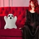 thumbnail image 5 of LSLJS - Almohada fantasma para Halloween, decoración de otoño para el hogar, peluche blanco con forma de fantasma, cojín decorativo espeluznante con temática de Halloween para sofá cama, 5 of 5