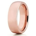 thumbnail image 2 of Silly Kings 7mm Rose Gold Tungsten Carbide Wedding Ring Dome Polish Handmade Unisex Band, 2 of 3
