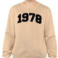 thumbnail image 2 of 1978 College Style Sweatshirt Unisex Large Sand, 2 of 5