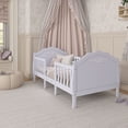 thumbnail image 6 of Dream On Me Rose 3-in-1 Convertible Toddler Bed, Greenguard Gold and JPMA Certified, Lavender Ice, 6 of 7