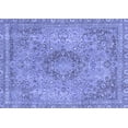 thumbnail image 1 of Ahgly Company Indoor Rectangle Abstract Blue Modern Area Rugs, 2' x 4', 1 of 4