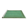 thumbnail image 2 of Ahgly Company Machine Washable Indoor Rectangle Abstract Turquoise Blue Modern Area Rugs, 8' x 10', 2 of 4