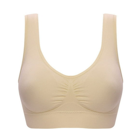 Cheers Brassiere Solid Color Seamless Women Pure Color All Match Bra for Yoga