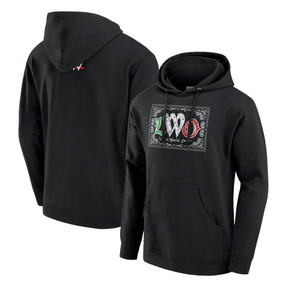 Men's Black LWO Bandana Pullover Hoodie