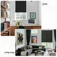 thumbnail image 3 of Keego Roller Shades Cordless Semi-blackout Privacy Window Blinds Customizable Color and Size for Bedroom and Living Room Home and Office Black 27"w x 76"h, 3 of 9