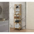 thumbnail image 2 of Gallerie Decor Natural Spa Bamboo Multi Shelve Storage Tower in Natural, 2 of 2