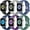 New Dark, variant on 6 Pack Sport Bands Compatible with Apple Watch Bands 38mm 40mm 41mm 42mm 44mm 45mm,Soft Silicone Waterproof Strap Wristbands for iWatch Series 7 6 5 4 3 2 1 SE Women Men
